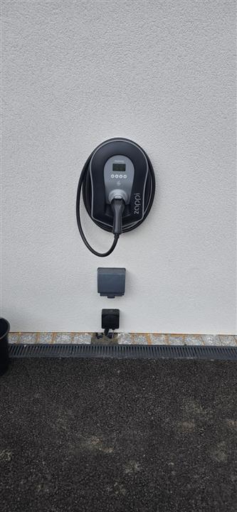 EV charger on a new build